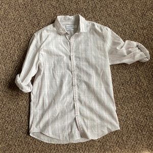 Calvin Klein mens button down shirt